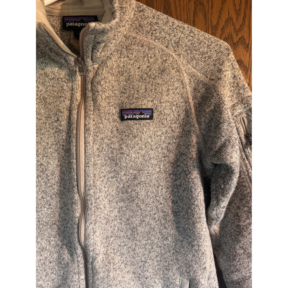 Patagonia Better Sweater Full Zip Jacket Oatmeal Heather Gray 25542 Womens Small
